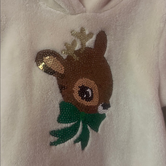 H&M 3T Hoodie with Reindeer Design - Picture 2 of 4